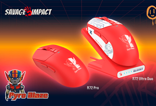 Bloody представляет огненную коллекцию игровых мышей в коллаборации с Savage Impact