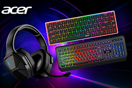 В MIDICT GROUP доступны клавиатуры OKW300, OKW302 и гарнитура OHW312 от Acer
