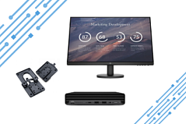 Новое поступление персональных компьютеров HP ProDesk 400 G6 и мониторов HP P27v G4 на склад MIDICT
